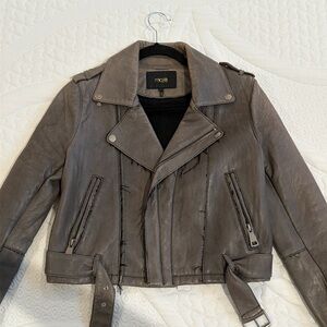 Maje Lamb leather jacket!